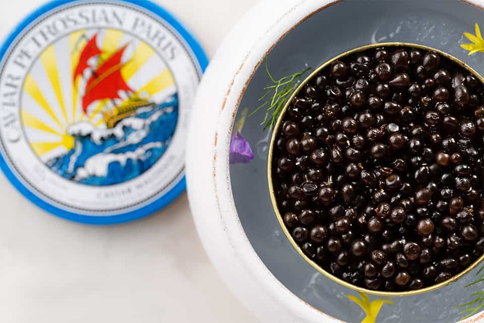 Petrossian Caviar at Sombok Restaurant